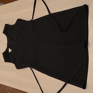 LIKE NEW VTG Le Soleil Little Black Dress with Tie Waist Detail